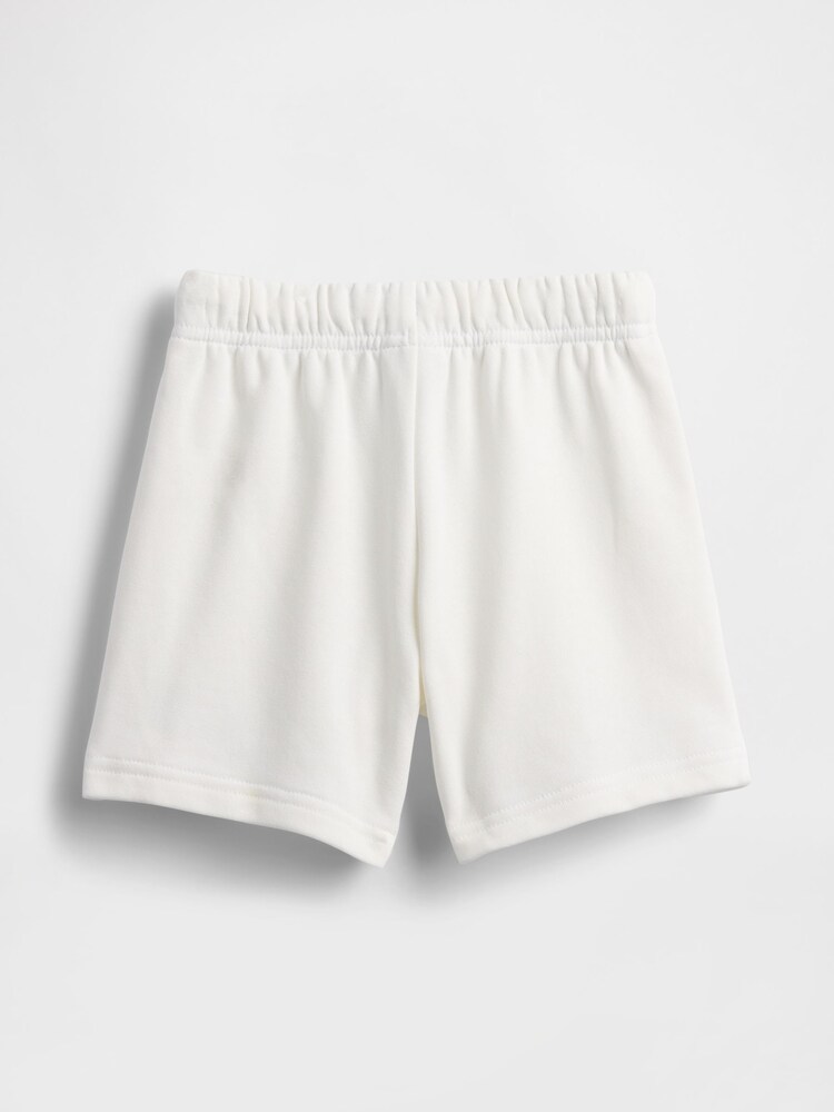Gap White Relaxed Logo Pull On Shorts - Image 2 of 3