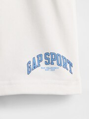 Gap White Relaxed Logo Pull On Shorts - Image 3 of 3