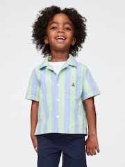 Gap Blue Stripe Cabana Shirt (6mths-5yrs) - Image 1 of 3