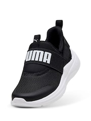 Puma Black Unisex Junior Softride Wired 2 Sliptech Trainers - Image 4 of 6