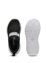 Puma Black Unisex Junior Softride Wired 2 Sliptech Trainers - Image 6 of 6