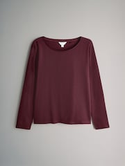 The Set Berry/Pink/Spot 3 Pack Long Sleeve Long Leg Jersey Pyjamas - Image 3 of 9