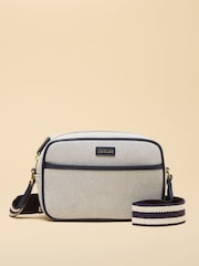 Marineblau - Joules Blair Umhängetasche aus Canvas - Bild 1 von 8