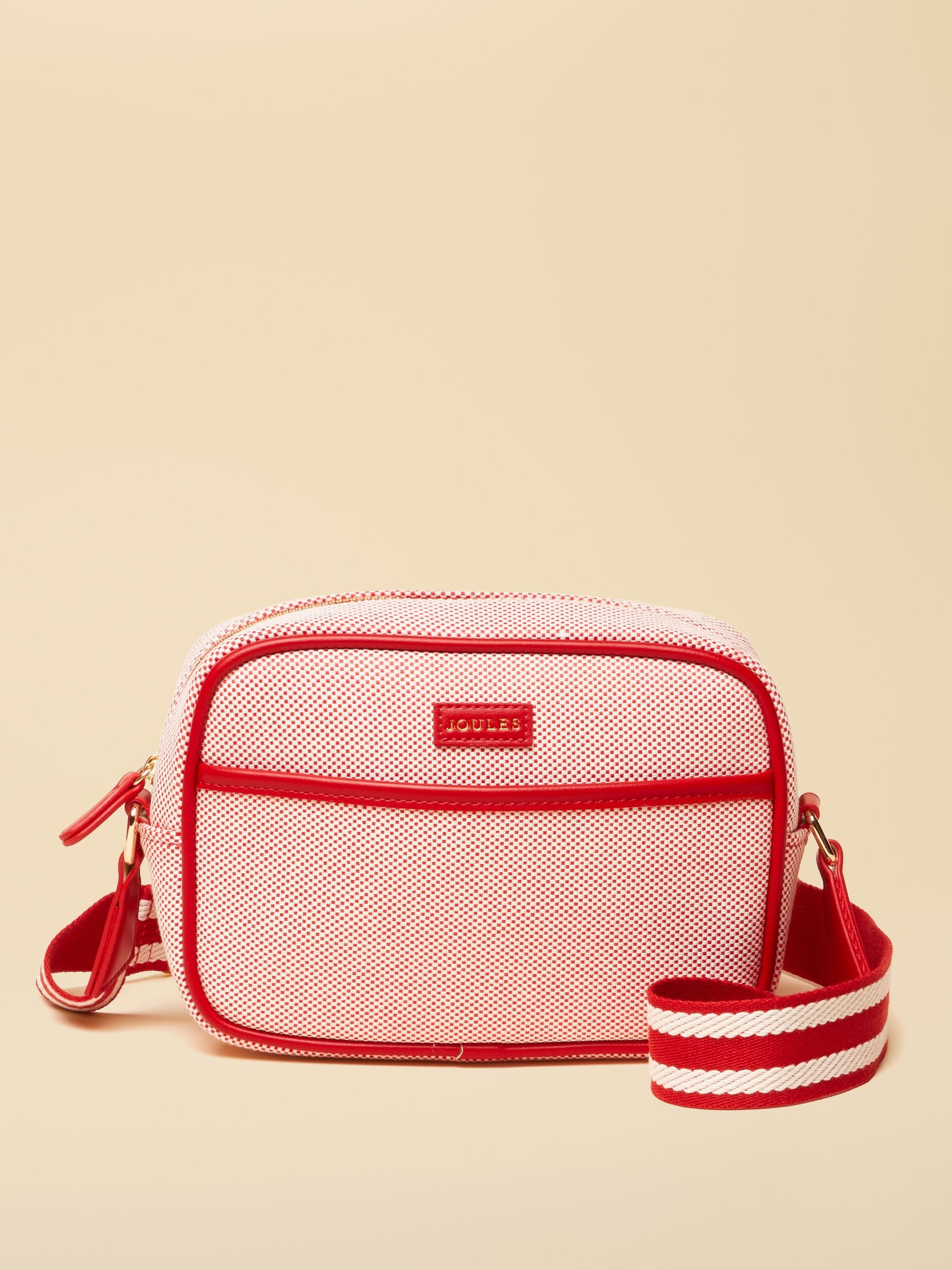 Buy Joules Blair Red Canvas Cross Body Bag from the Next UK online