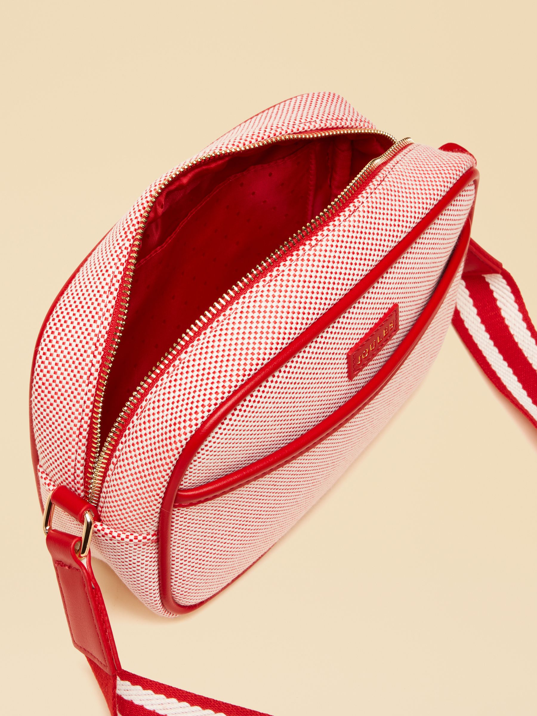 Buy Joules Blair Red Canvas Cross Body Bag from the Next UK online