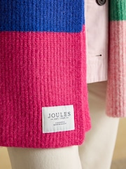 Joules Caversham Multi Bright Stripe Scarf - Image 3 of 6