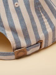Joules Daley Stripe Blue Ecru Baseball Cap - Image 7 of 8