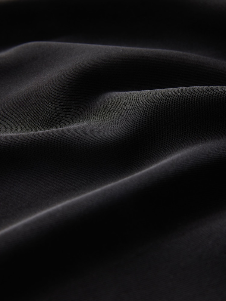 Black Midi Wrap Skirt - Image 3 of 3 Black Midi Wrap Skirt - Image 3 of 3