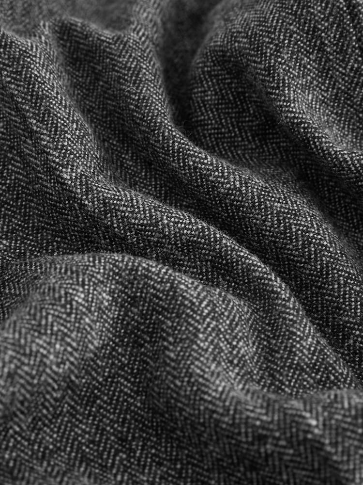 Grey N. Premium Wide Leg Pleated Trousers With Wool - Image 3 of 3 Grey N. Premium Wide Leg Pleated Trousers With Wool - Image 3 of 3