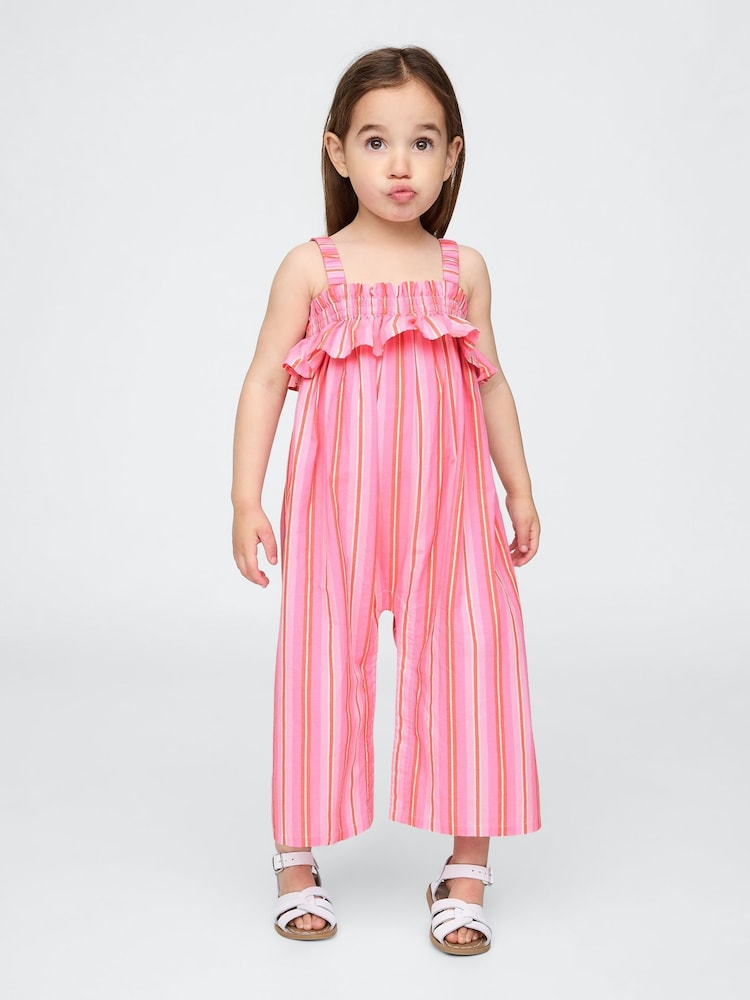 Rosa - Gap Poplin Square Neck Ruffle Jumpsuit (6mths-5yrs) - Imagen 1 de 3
