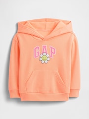 Orangefarben, geblümt - Gap Logo-Hoodie (6Monate bis5Jahre) - Bild 1 von 3