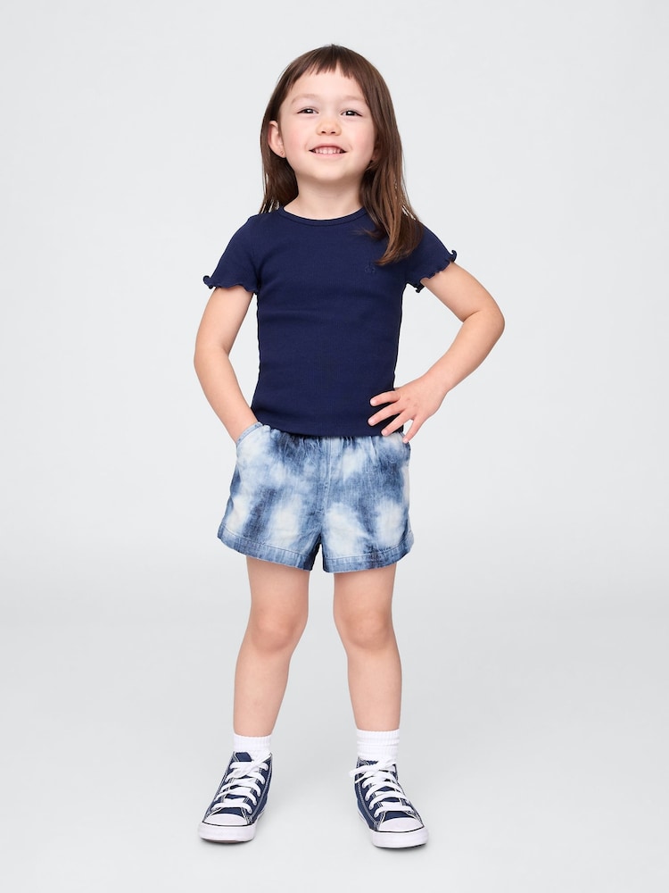 Gap Blue Denim Pull On Shorts (6mths-5yrs) - Image 1 of 3 Gap Blue Denim Pull On Shorts (6mths-5yrs) - Image 1 of 3