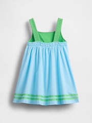 Gap Blue/Green Crochet-Yoke Dress (6mths-5yrs) - Image 3 of 3