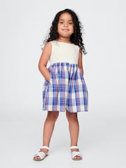 Gap Blue Mixed Media Jumpsuit (6mths-5yrs) - Image 1 of 3
