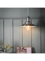Gallery Home Silver Mendocino Pendant Light - Image 1 of 4