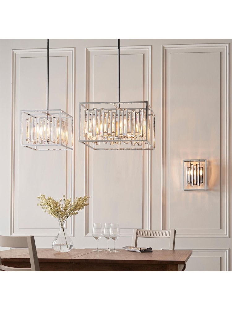Gallery Home Chrome Arcadia 6 Pendant Light - Image 2 of 7