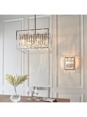 Gallery Home Chrome Arcadia 6 Pendant Light - Image 4 of 7
