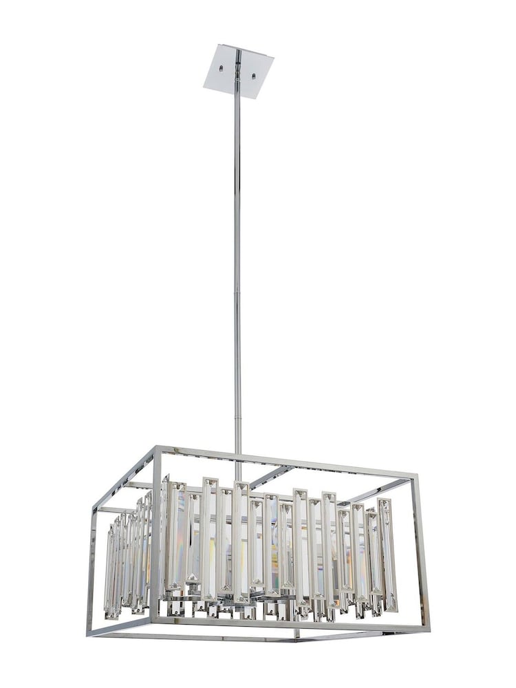 Gallery Home Chrome Arcadia 6 Pendant Light - Image 7 of 7
