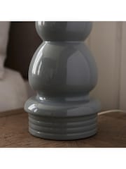 Gallery Home Nickel Provence Table Lamp - Image 2 of 3