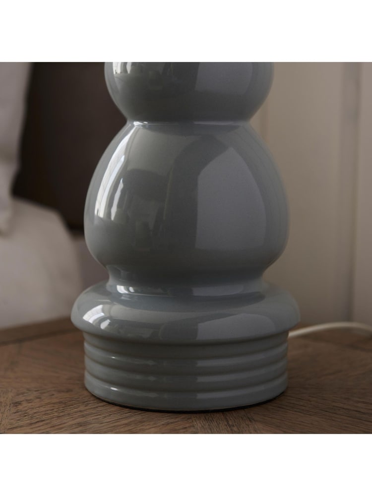 Gallery Home Nickel Provence Table Lamp - Image 2 of 3