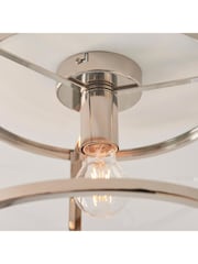 Gallery Home Silver Harlow 1 Ceiling Light - Image 5 of 7