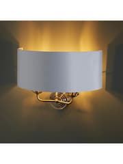 Gallery Home Brass Harrington 2 Wall Light Antique Brass - Image 2 of 3