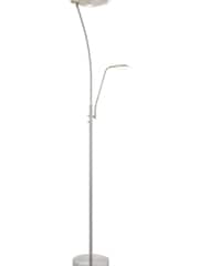 Gallery Home Chrome Alto Satin Floor Lamp - Image 1 of 1