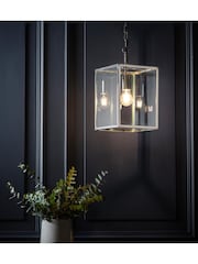 Gallery Home Silver Holden Nickel Pendant Light - Image 1 of 8