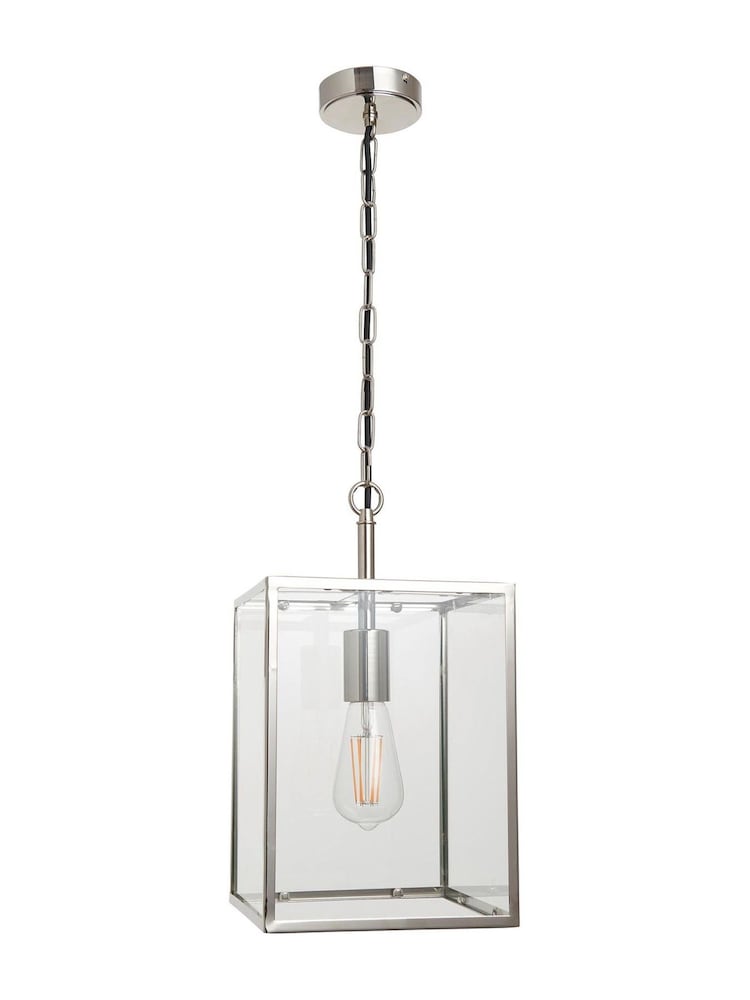 Gallery Home Silver Holden Nickel Pendant Light - Image 2 of 8