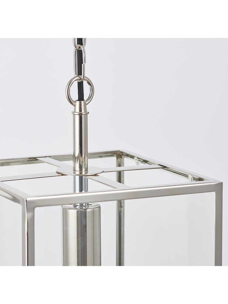 Gallery Home Silver Holden Nickel Pendant Light - Image 2 of 14 Gallery Home Silver Holden Nickel Pendant Light - Image 2 of 14