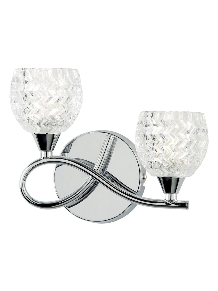 Gallery Home Chrome Bowen Wall Light LH - Image 1 of 1