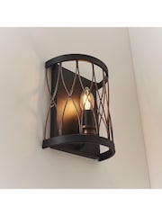 Gallery Home Black Halston Wall Light - Image 6 of 8