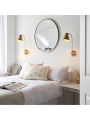 Gallery Home Gold Radiance 1 Wall Light - Image 1 of 8