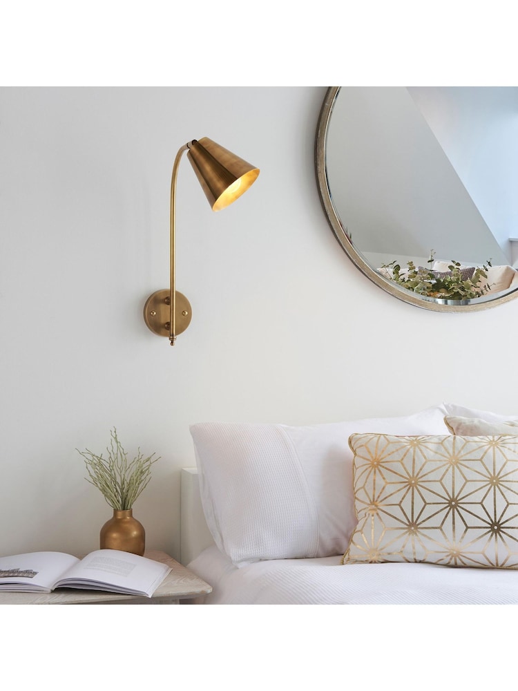 Gallery Home Gold Radiance 1 Wall Light - Image 2 of 8
