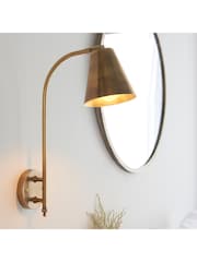 Gallery Home Gold Radiance 1 Wall Light - Image 6 of 8