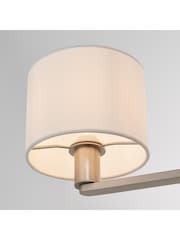 Gallery Home Silver Dalvin 3 Matt Nickel Pendant Light - Image 3 of 7
