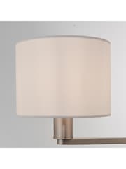Gallery Home Silver Dalvin 3 Matt Nickel Pendant Light - Image 4 of 7