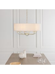 Gallery Home Brushed Brass Nixon 6 Pendant Light - Image 2 of 8