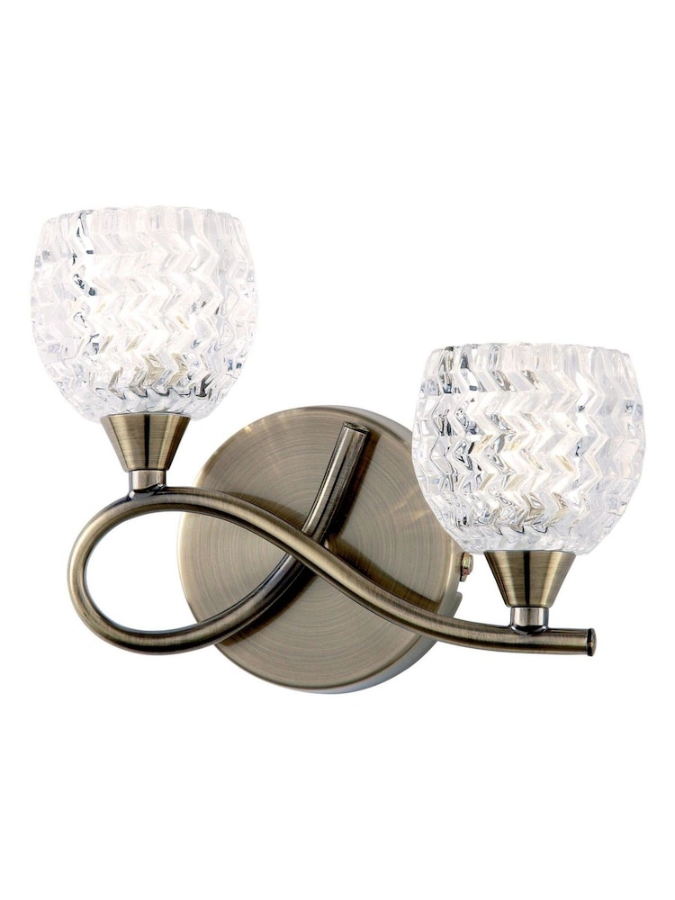 Gallery Home Brass Bowen Wall Light Antique LH - Image 1 of 1 Gallery Home Brass Bowen Wall Light Antique LH - Image 1 of 1
