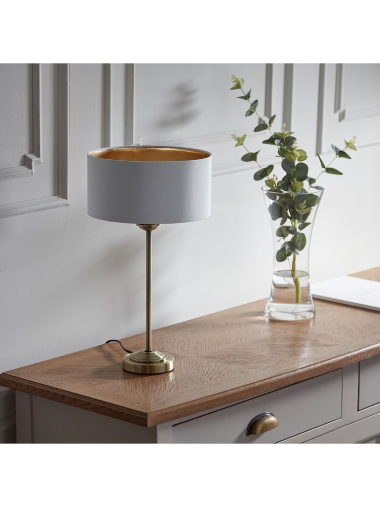 Gallery Home Brass Harrington Antique Table Lamp - Image 1 of 3