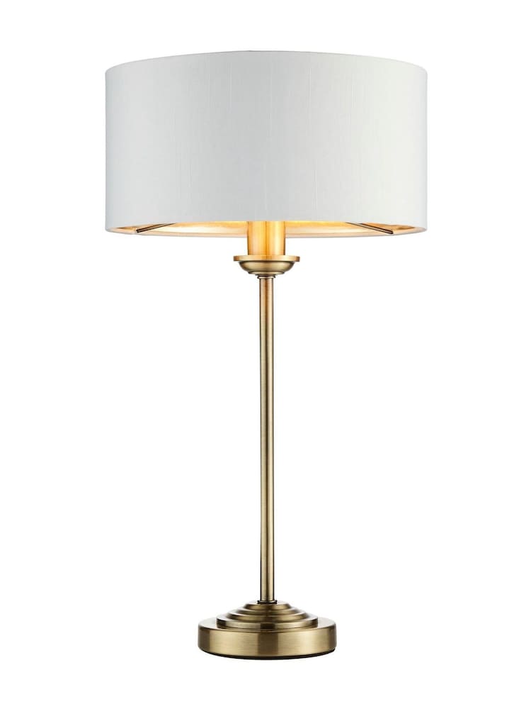 Gallery Home Brass Harrington Antique Table Lamp - Image 3 of 3