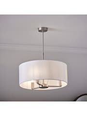 Gallery Home Silver Dalvin Matt Nickel Pendant Light - Image 2 of 7