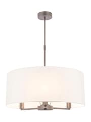 Gallery Home Silver Dalvin Matt Nickel Pendant Light - Image 5 of 7