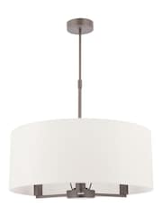 Gallery Home Silver Dalvin Matt Nickel Pendant Light - Image 7 of 7