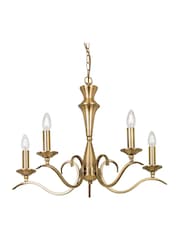 Gallery Home Antique Brass Korella 5 Pendant Light - Image 1 of 1