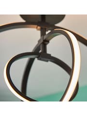 Gallery Home Black Avanta Ceiling Lamp - Image 4 of 7