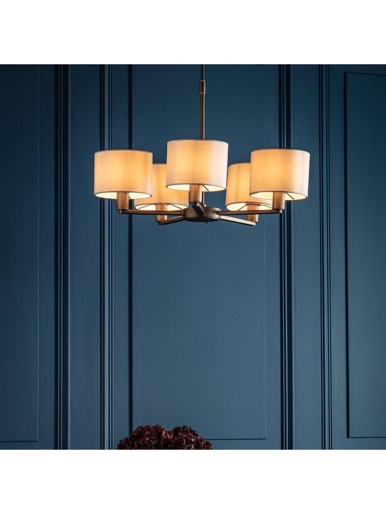 Gallery Home Antique Bronze Dalvin 5 Pendant Light - Image 1 of 8