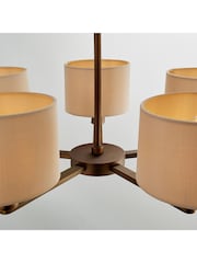 Gallery Home Antique Bronze Dalvin 5 Pendant Light - Image 6 of 8