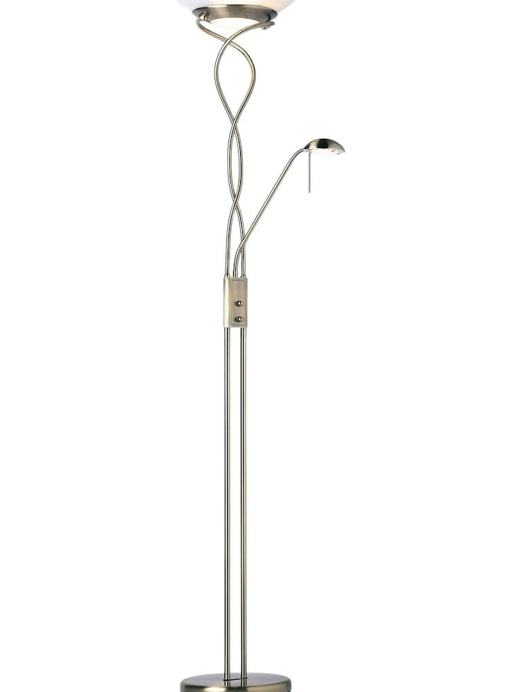 Gallery Home Antique Brass Monroe Floor Lamp - Image 1 of 1