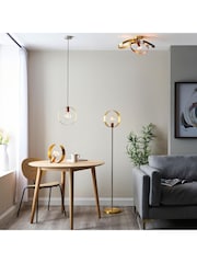 Gallery Home Brass Halo 3 Ceiling Light - Image 1 of 3